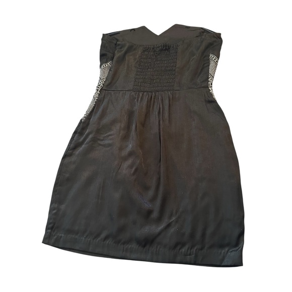 NWT! Urban Outfitters | Ecote Metallic Black Strapless Tube Dress | Size Medium - Picture 6 of 11